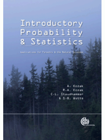 Introductory Probability and Statistics: Applications for Forestry and Natural Sciences Introductory Probability and Statistics: Applications for Forestry and Natural Sciences