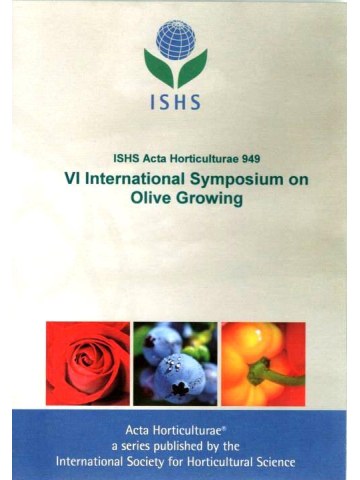 VI International Symposium on Olive Growing VI International Symposium on Olive Growing