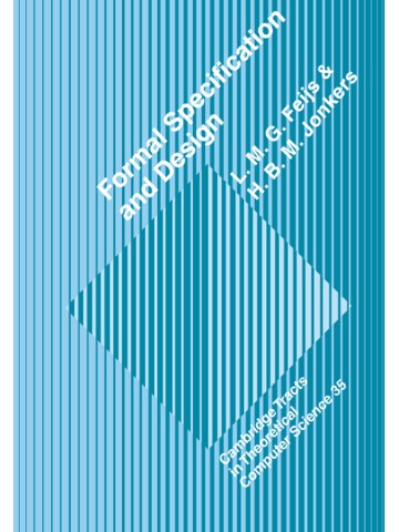 Formal Specification and Design