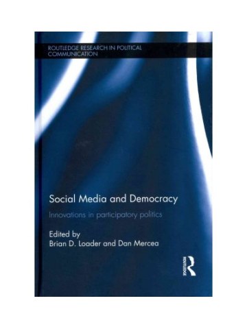 Social Media and Democracy Social Media and Democracy