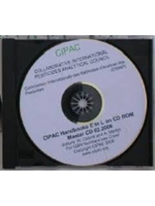 CIPAC Handbook E to O, 1 USER - CD-ROM