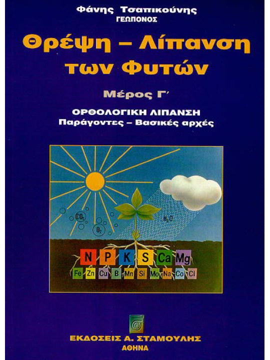 Θρέψη - Λίπανση των φυτών Μέρος Γ΄ Ορθολογική λίπανση 