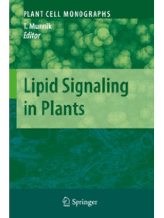 Lipid Signaling in Plants