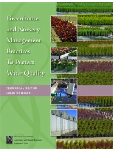 Greenhouse and Nursery Management Practices to Protect Water Quality (Πρακτικές διαχείρισης θερμοκηπίων και φυτωρίων για την προστασία της ποιότητας του νερού - έκδοση στα αγγλικά) Greenhouse and Nursery Management Practices to Protect Water Quality (Πρακτικές διαχείρισης θερμοκηπίων και φυτωρίων για την προστασία της ποιότητας του νερού - έκδοση στα αγγλικά)