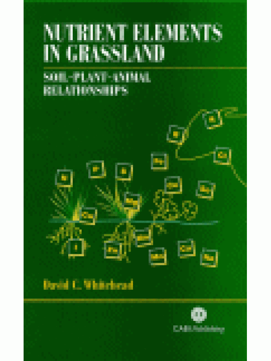 Nutrient Elements in Grassland: Soil-Plant-Animal Relationships