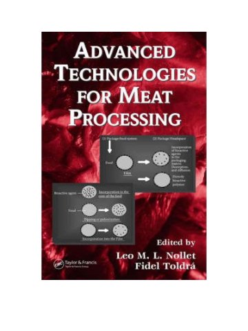 Advanced Technologies For Meat Processing  Advanced Technologies For Meat Processing