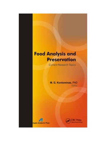 Food Analysis and Preservation (Ανάλυση και συντήρηση τροφίμων - έκδοση στα αγγλικά) Food Analysis and Preservation (Ανάλυση και συντήρηση τροφίμων - έκδοση στα αγγλικά)