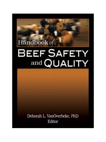 Handbook of Beef Safety and Quality  (Εγχειρίδιο ασφάλειας και ποιότητας βοδινού - έκδοση στα αγγλικά) Handbook of Beef Safety and Quality  (Εγχειρίδιο ασφάλειας και ποιότητας βοδινού - έκδοση στα αγγλικά)