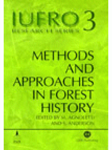 Methods and Approaches in Forest History  Methods and Approaches in Forest History