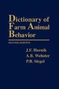 Dictionary of Farm Animal Behavior (Λεξικό συμπεριφοράς παραγωγικών ζώων - έκδοση στα αγγλικά)